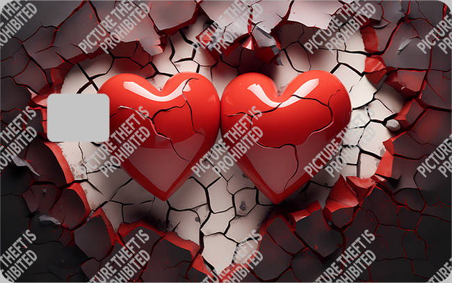 Bank  Card Sticker-BC-2896